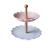 瓷工巧匠 陶瓷水果盘果篮浮雕蜡光双层双色蛋糕干果盘