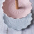瓷工巧匠 陶瓷水果盘果篮浮雕蜡光双层双色蛋糕干果盘