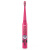 拜尔（BAIR）K3儿童电动牙刷 声波震动充电式软刷毛充电3-6-12岁小孩防水 樱桃红 （主机+8个刷头）