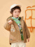 巴拉巴拉儿童羽绒服男童外套冬季新款女童宝宝童装保暖两件套 咖色外套+咖色满印内胆-00355 120cm