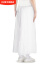 BM半身裙中长裙女夏季纯白裙2024新款百褶裙a字裙小众设计感小个子 纯白色 均码