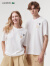 LACOSTE法国鳄鱼男女同款24夏季新款时尚印花纯棉短袖T恤TH0135 IMG/米白色 XL/185