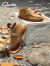 Clarks其乐街头系列男鞋时尚复古潮流时装靴舒适高帮饼干鞋 土黄色 261736637 39.5