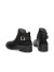 天美意靴子女冬季保暖羊皮英伦及裸靴女时装靴CO556DD2 黑色 35