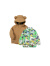 巴拉巴拉儿童羽绒服男童外套冬季新款女童宝宝童装保暖两件套 咖色外套+咖色满印内胆-00355 120cm