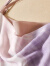 尚都比拉秋季时尚抽象风油画艺术印花中长款吊带连衣裙 白底粉花 S 