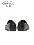 沙驰（SATCHI）男鞋  舒适套脚商务休闲鞋豆豆鞋休闲皮鞋   40782035Z 黑色 40