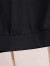 莎妮朵罗大码女装春秋装显瘦款灯笼印花雪纺袖胖妹妹遮肚子上衣女T恤16421 黑色 2XL建议125-145斤穿着