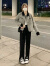 妍莉芬（yanlifen）小香风外套女装短款2024年春季新款韩版休闲棒球服风衣外套上衣 外套 XL 【120-140斤】