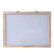 舜江 原木框双面 一面磁性黑板 一面白板 桌面留言板 办公文具 练粉笔写字板 大号A4幅面白板黑板