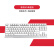 ikbc C87 机械键盘 有线键盘 游戏键盘 87键 原厂cherry轴 樱桃轴 吃鸡神器 笔记本键盘 白色 红轴