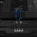 先马（SAMA）刺客1 中塔游戏机箱（全顶盖设计/USB3.0/电源下置/支持SSD/背板走线）黑色