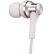 杰伟世（JVC）FX46 新一代入耳式同色线高磁力钕磁铁音乐耳机 VGP 2014 SUMMER获奖产品 白色