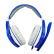 赛德斯（Sades） WCG纪念版 头戴式 立体声游戏耳机（白蓝）