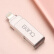 banq A80 苹果手机U盘64G苹果官方MFI认证USB3.0 iPhone/iPad双接口手机电脑两用迷你高速U盘 珍珠银