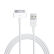 Capshi 苹果4S数据线 手机充电器线USB电源线 1米白色 适用于苹果iPhone4/4S/ipad2/3