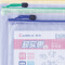 齐心(Comix) 10个装 A1155 PVC网格拉链袋 B5文件袋