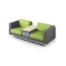 办公沙发现代简约布艺沙发多功能沙发含USB插口可充电  三人位