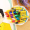 得力（deli） 油画棒包邮36色儿童彩色蜡笔幼儿美术用品蜡笔画画笔油彩笔 36色