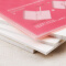 国誉(KOKUYO)淡彩曲奇学生办公超薄资料册/文件夹/收纳袋 A4S 10页 4册装 粉色WSG-CBCS10P