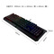 雷蛇（Razer）BlackWidow X 黑寡妇蜘蛛X幻彩版 悬浮式游戏机械键盘 黑色绿轴 绝地求生吃鸡键盘