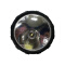 雅格（yage）LED手电筒 强光户外露营便携照明手电YG-3825黑色