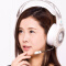 西伯利亚 T18头戴式电脑发光耳机 电竞专业游戏耳机 带麦克风话筒王者荣耀头戴式耳麦 白色