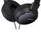 索尼（SONY）MDR-ZX110AP 头戴式 立体声耳机 黑色