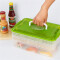 HAIXIN 饺子盒 速冷冻水饺馄饨冰箱保鲜收纳盒手提 开放式 3层1盖