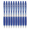 三菱Uni 中性笔按制原子笔SN-118（替芯型号为SA-7CN）12支装学生办公文具用品 蓝色 1只装