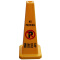 万克宝（WORKPRO）W138171N 方形告示牌 人字警示牌塑料指示牌 停车场请勿泊车告示牌 (30个装）