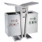 迪恩斯（DEANS） 分类垃圾箱 室外 果皮箱 不锈钢户外垃圾桶 GPX-246