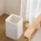 百露 日式垃圾桶家用客厅卧室大小号创意卫生间塑料办公厨房纸篓筒 日式双层垃圾桶