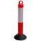 万克宝（WORKPRO）W138043N 提环反光警示柱道口标防撞柱道路标柱标志桩 停车场安全警示高 0.8M（20个装）