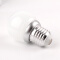 佛山照明（FSL）LED球泡节能灯泡3W黄光E27暖白光3000K 炫银 10支装