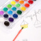 晨光（M&G）APL97619美术专用可洗半干水彩绘画固体颜料24色/盒 内赠画笔