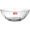 青苹果钢化玻璃碗家用 耐热泡面碗透明碗 汤碗饭碗水果沙拉碗果盘莲花玻璃碗冰淇淋碗 EW1009 1850ML