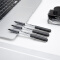得力（deli）直液式中性笔S656 针管笔 签字笔 水笔0.5mm 办公学生文具 【黑色】12支一盒装