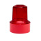 金隆兴(Glosen)圆形印章盒子公章盒印章收纳盒 银行财务用品 B8051 红色
