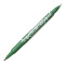 斑马牌（ZEBRA） 极细记号笔MO-120-MC油性小双头速干光盘笔耐水办公用品 绿色2支装