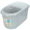 茶花 米桶储米箱面粉桶25斤防潮防虫带轮米桶 2301颜色随机