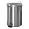 欧润哲 垃圾桶缓降静音 5L 不锈钢翻盖脚踏式拉丝加厚清洁废纸筒