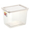 天马Tenma 多用途整理箱 透明塑料收纳箱子小件环保整理盒儿童衣物储物箱玩具箱 25升