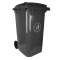 科力邦（Kelibang） 户外垃圾桶 商用工业环卫小区物业环保塑料垃圾桶大号加厚带轮100升 KB1004 灰色