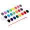 晨光（M&G）APL97619美术专用可洗半干水彩绘画固体颜料24色/盒 内赠画笔