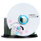 紫光（UNIS）CD-R光盘/刻录盘 天海卡通系列 52速700M 桶装50片（版面随机）
