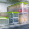 四季沐歌（MICOE） 冰箱收纳盒分类收纳盒厨房保鲜盒 冰箱保鲜盒家用厨房食品收纳盒饺子盒一个3层装 冰箱收纳盒
