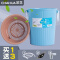 茶花（CHAHUA） 塑料茶渣桶茶渣过滤功夫茶排水桶茶叶垃圾桶送排水管 蓝色_1个