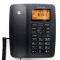 摩托罗拉（Motorola）CT111C智能自动/手动插卡录音电话机座机商务客服电话呼叫中心家用办公固定座机 黑色