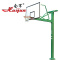 会军HUIJUN 户外篮球架 地埋式成人SMC篮球架 专业标准比赛型篮球架 单只价格HJ-T059 钢化玻璃篮板